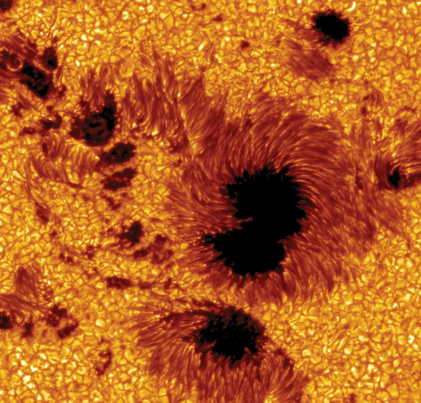 Animated Gif of Solar Sunspot
